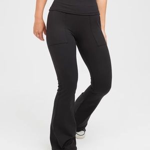 OFFLINE By Aerie The Hugger High Waisted Foldover Flare Legging